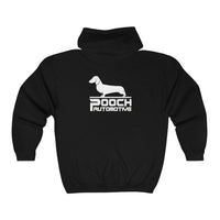 Pooch "Shop Shirt" Heavy Blend™ Full Zip Hooded Sweatshirt