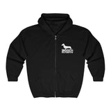 Pooch "Shop Shirt" Heavy Blend™ Full Zip Hooded Sweatshirt