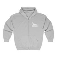 Pooch "Shop Shirt" Heavy Blend™ Full Zip Hooded Sweatshirt