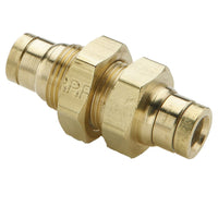 3/8" OD PTC Brass Bulkhead Union DOT